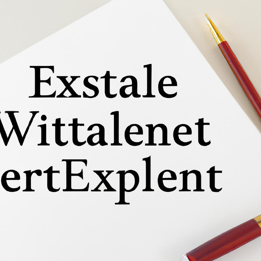 Expert Guidance ⁢on Crafting a Comprehensive Will‍ and Trust